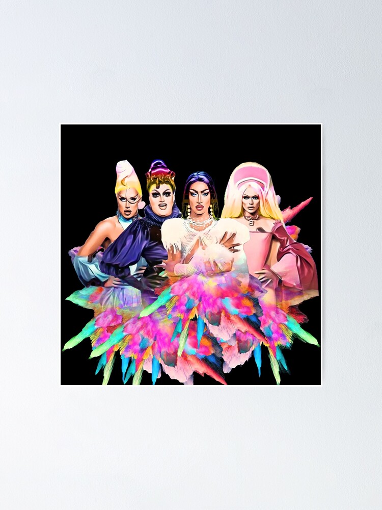 Uk Hun Rupauls Drag Race Uk United Kingdolls Poster By Hypocratees Redbubble