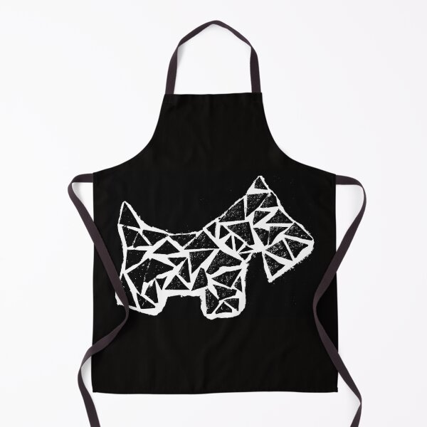 Item preview, Abstract Scotty Dog in black and white. designed and sold by melbeasleyarts.