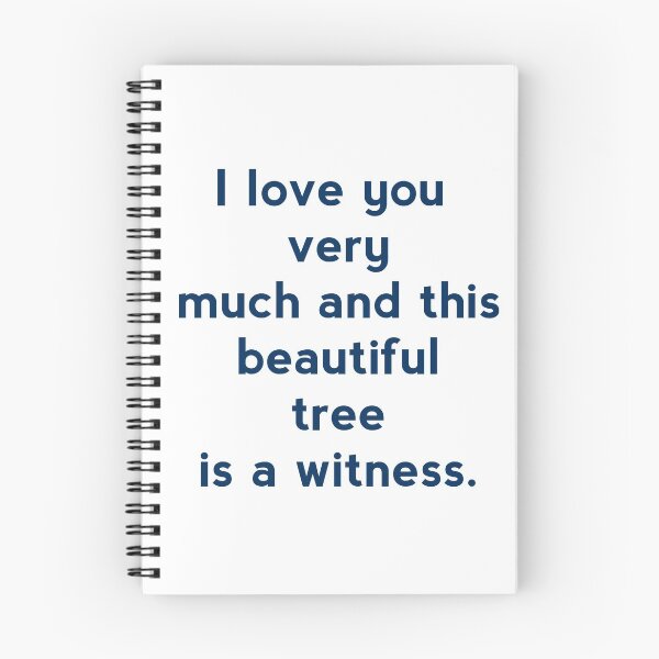 Item preview, I love you very much and this beautiful tree is a witness. designed and sold by Zab Nom.