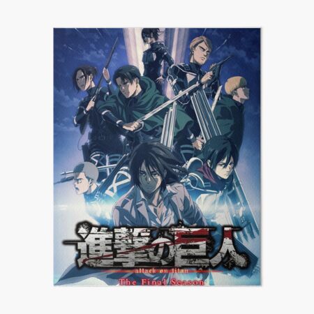 Attack On Titan The Final Season Art Board Print