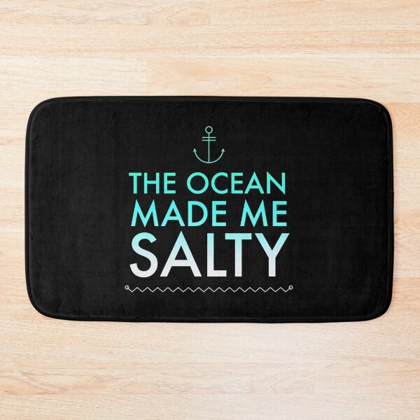 Item preview, Ocean Salty Quote / Funny Beach Anchor Salt Water Saying Art design designed and sold by CreatedByHeidi.