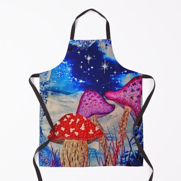 Item preview, Midnight Mushrooms Encaustic Art designed and sold by Wendy Usher.