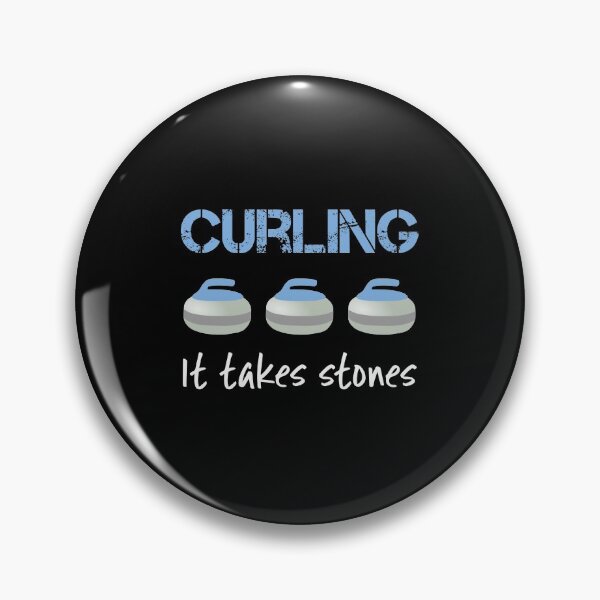 Item preview, Curling Takes Stones Quote Players & Fans / Funny Saying design designed and sold by CreatedByHeidi.