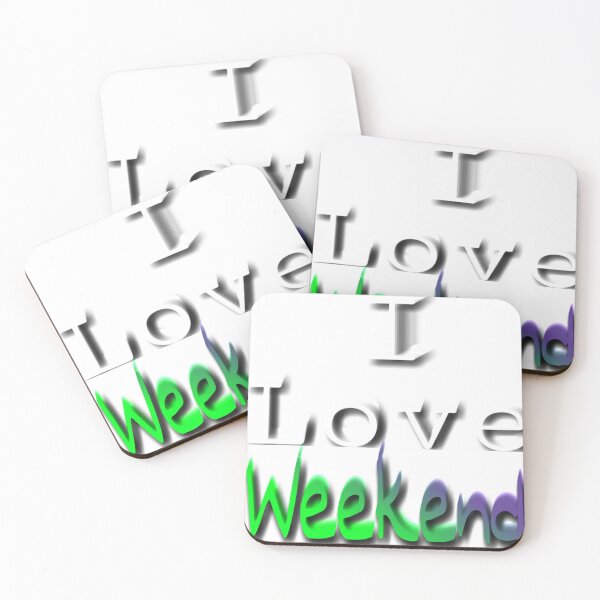 Item preview, I love Weekend  designed and sold by 59SHOP24.