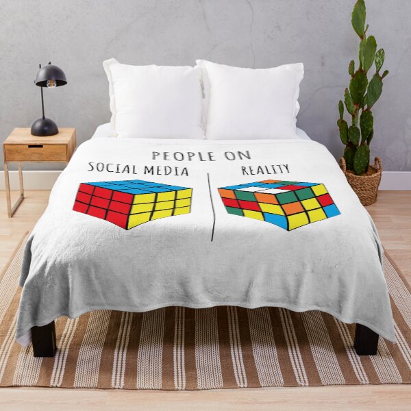 Item preview, People on Social Media vs Reality designed and sold by ZamuDesign.