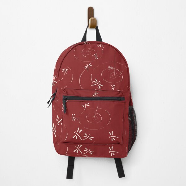 Item preview, Original Japanese Pattern RED Dragonfly Ripples designed and sold by pet-persona.