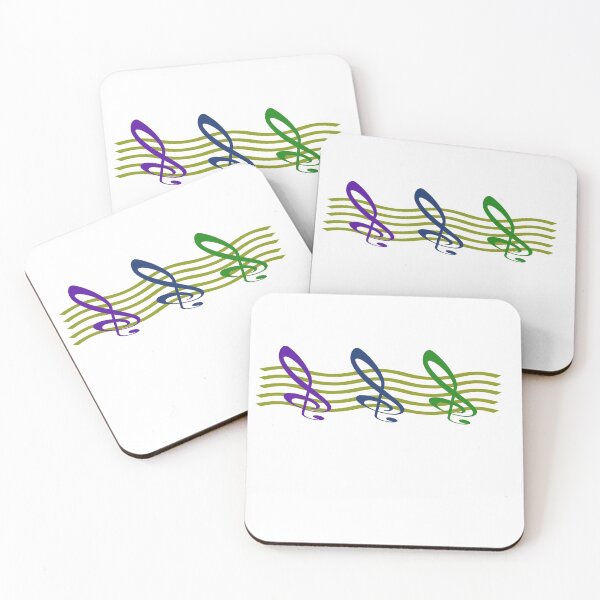 Item preview, The Three treble Clefs designed and sold by jillwbg.