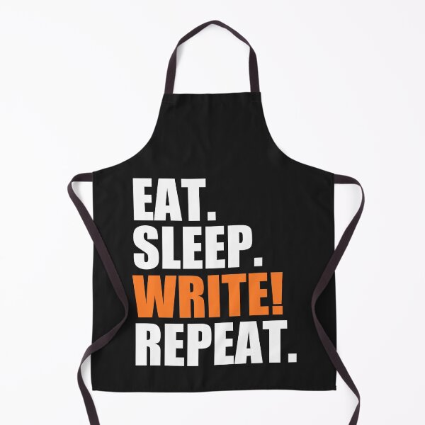 Item preview, Eat, sleep, write, repeat designed and sold by Bojkiw.