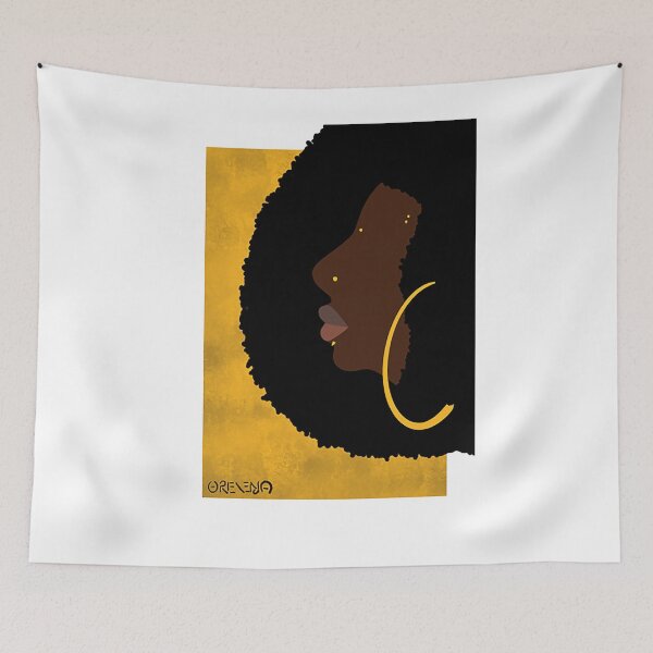 Item preview, Afro Girl T-ShirtGolden Gir designed and sold by RushAvenu.