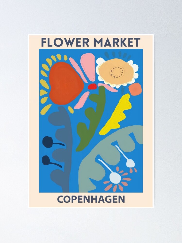 Vista alternativa de Póster Mercado de las flores - Copenhague