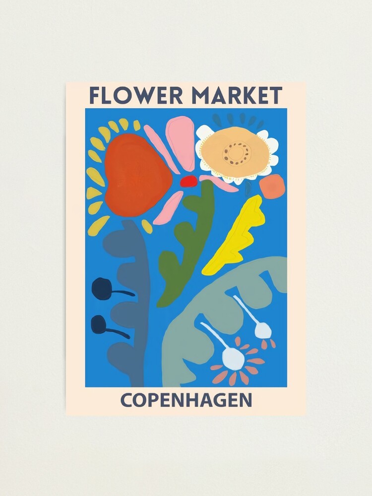 Alternate view of Flower Market - Copenhagen Photographic Print