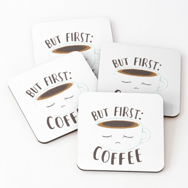 Artikelvorschau, Kaffee T-ShirtAber erster Kaffee entworfen und verkauft von RushAvenu.
