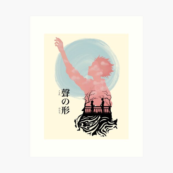 Koe no Katachi | A Silent Voice Silhouette Art Print