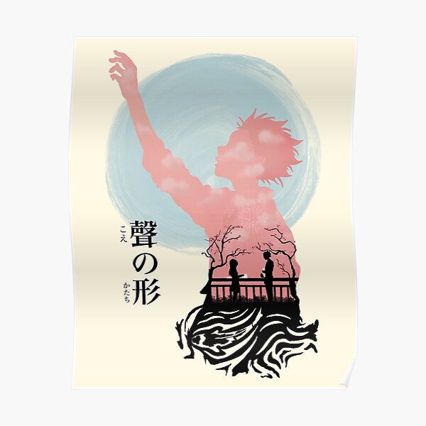 Koe no Katachi Silhouette Poster