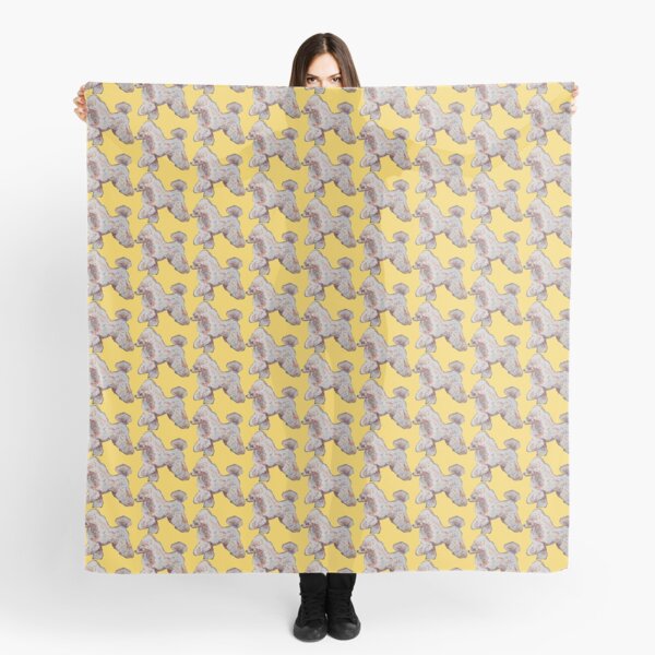 Gold Poodle Scarf and matching Socks by Fanny Blomme from the Dominartist Dress Shop Scarf