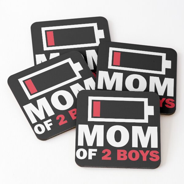 Item preview, Mom of 2 boys-mom puns designed and sold by shivani21061993.