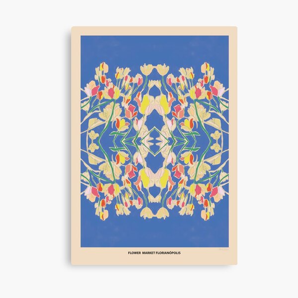 Flower Market - Florianopolis Canvas Print