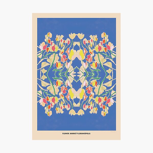 Flower Market - Florianopolis Photographic Print