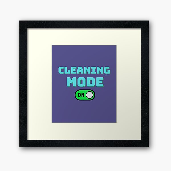 Item preview, Retro Cleaning Mode Game Button - House Cleaning Humor designed and sold by SavvyCleaner.
