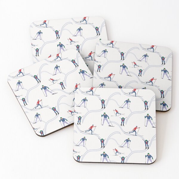 Item preview, Skiing in winter sport pattern designed and sold by EngineerGoC.