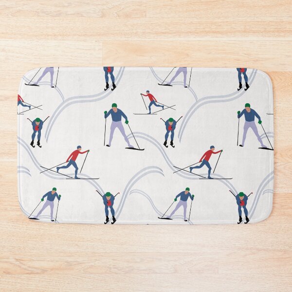 Item preview, Skiing in winter sport pattern designed and sold by EngineerGoC.