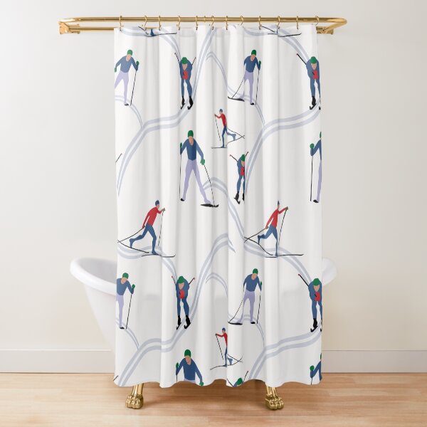 Item preview, Skiing in winter sport pattern designed and sold by EngineerGoC.