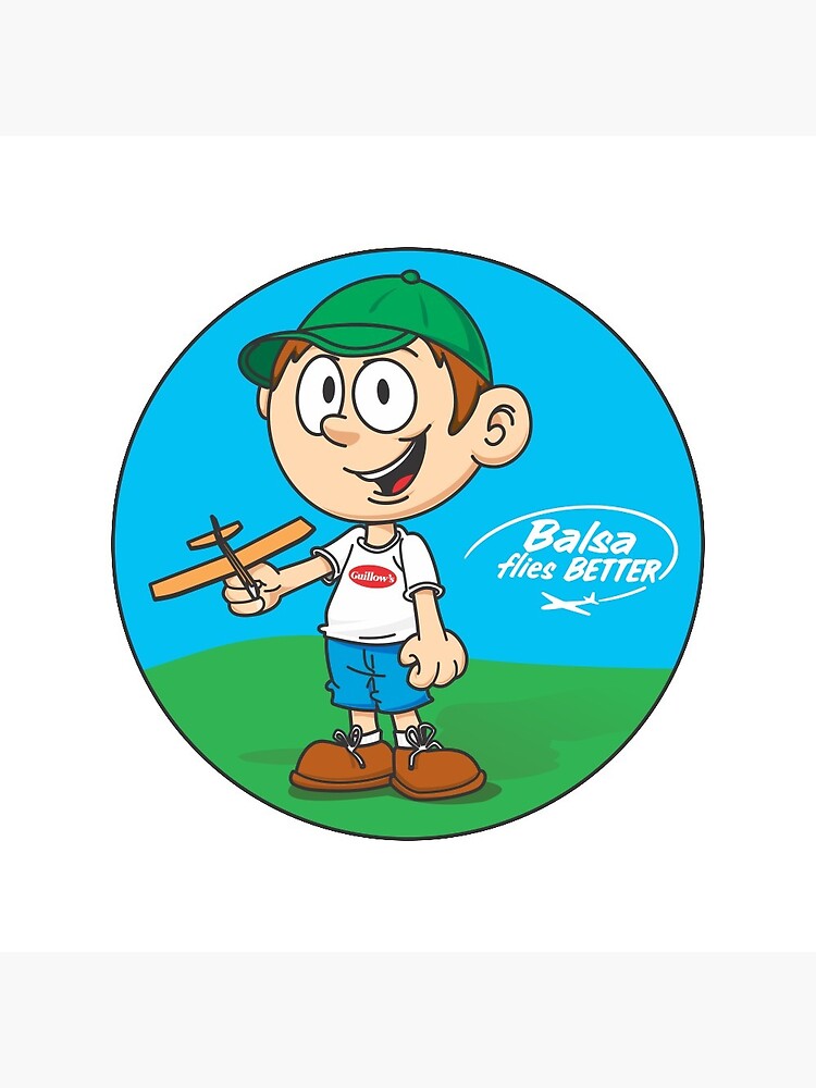 Thumbnail 3 of 3, Pin, Guillow Kid - Balsa flies Better designed and sold by GuillowGliders.