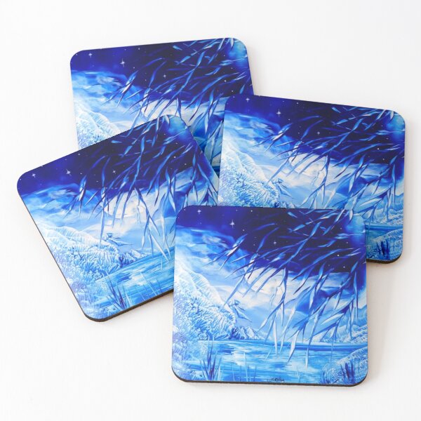 Item preview, Midnight Tree Encaustic Art designed and sold by Wendy Usher.