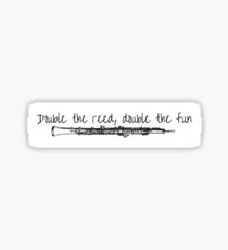 Oboe Sticker Sticker