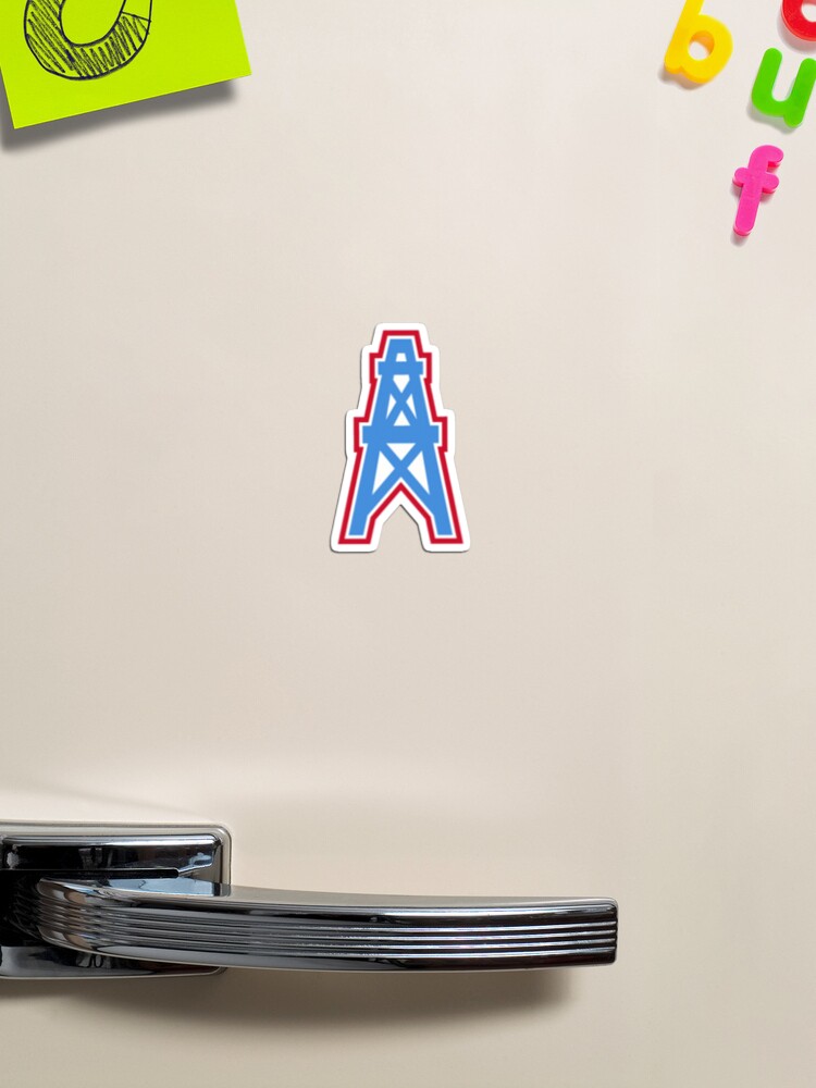 Retro Houston Oilers Sticker for Sale by Illustrared