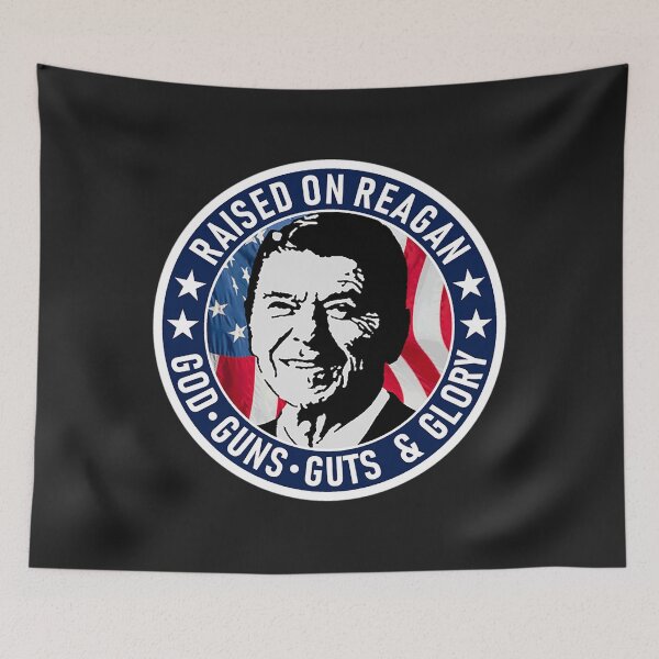 Item preview, Ronald Reagan T-ShirtRaised On Reagan designed and sold by RushAvenu.