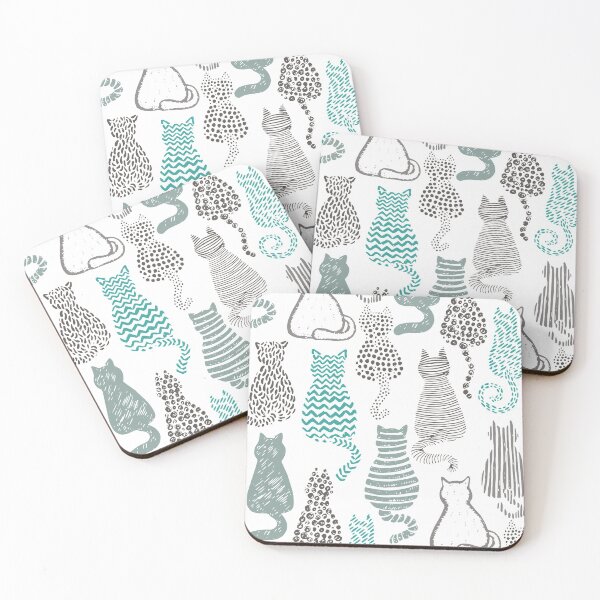 Item preview, Colorful cat pattern.  designed and sold by Ayoosha.