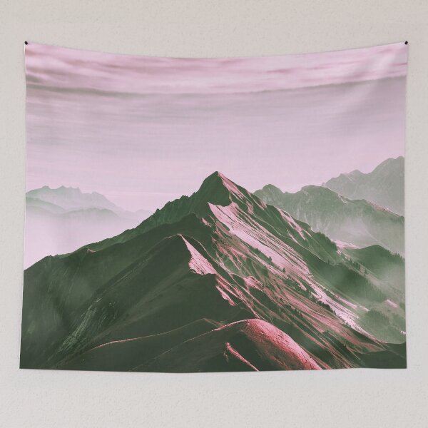 Item preview, Mars Vibes - Lonely Red Mountains Fog designed and sold by PrettyInk.