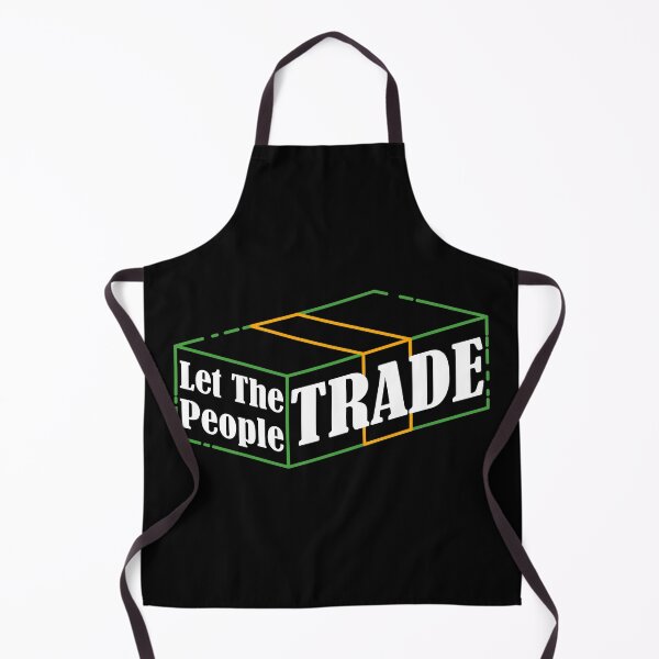 Item preview, Let The People Trade | White font designed and sold by Qestar.