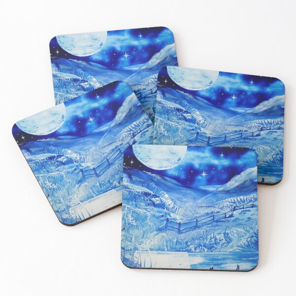 Item preview, Midnight Moon Encaustic Art designed and sold by Wendy Usher.
