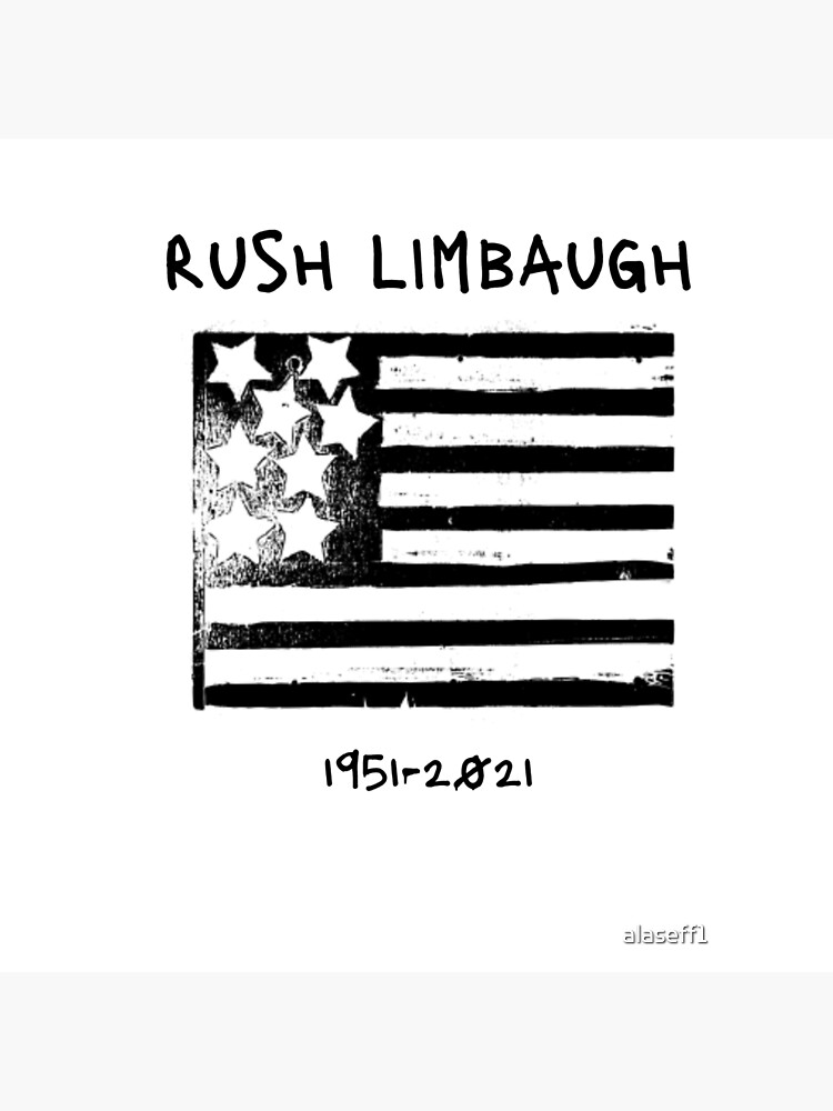 "rush limbaugh" Poster by alaseff1 Redbubble