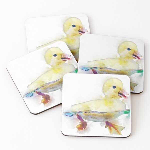Artikelvorschau, Baby Entlein, Baby Entlein Druck, Baby Entlein Aquarell Druck, Baby Entlein Wandkunst, Baby Entlein Drucke entworfen und verkauft von AIthatpaints.