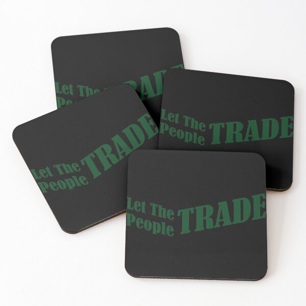 Item preview, Let The People Trade | Dark Green font designed and sold by Qestar.