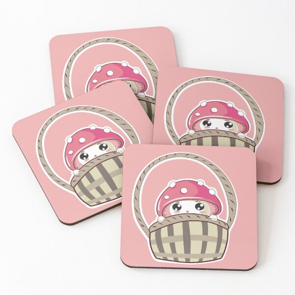 Item preview, cute mushroom in the basket designed and sold by OrangeSouris.