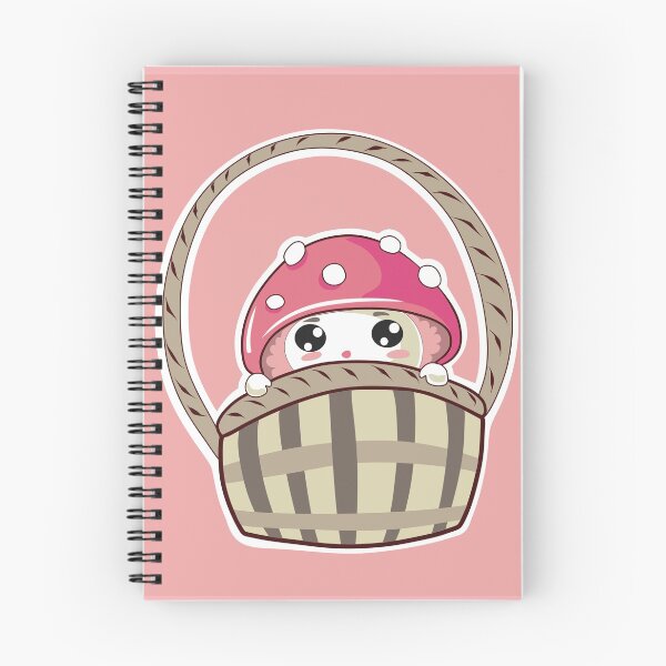 Item preview, cute mushroom in the basket designed and sold by OrangeSouris.