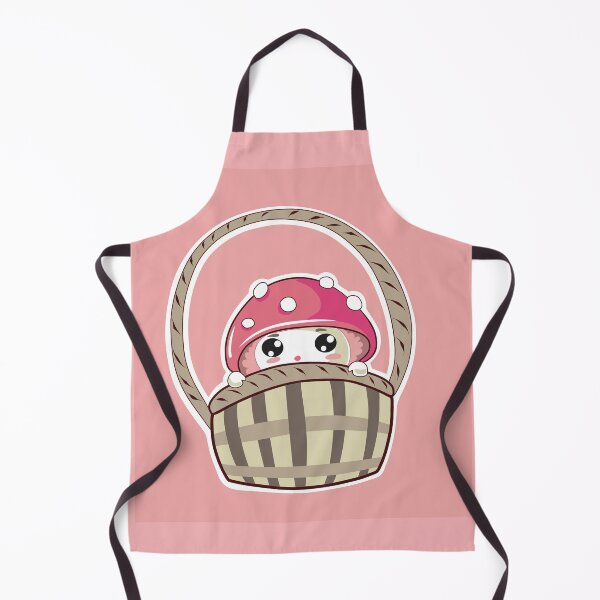 Item preview, cute mushroom in the basket designed and sold by OrangeSouris.
