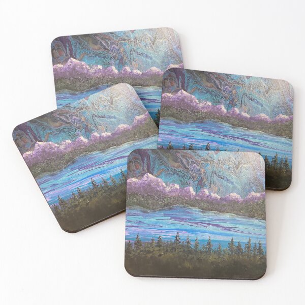 Item preview, Abstract mountain scene designed and sold by lisabaca8.
