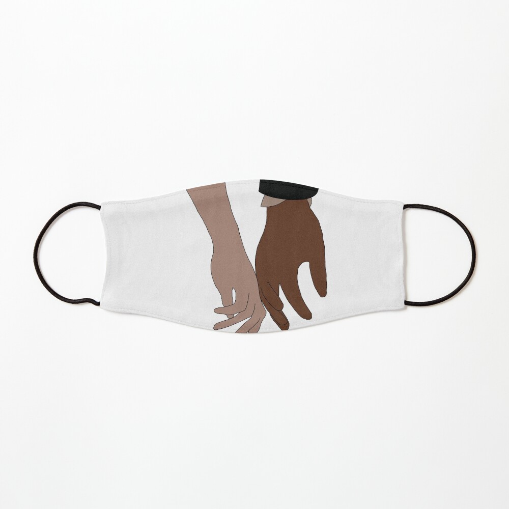 Daphne and Simon hand touch Mask