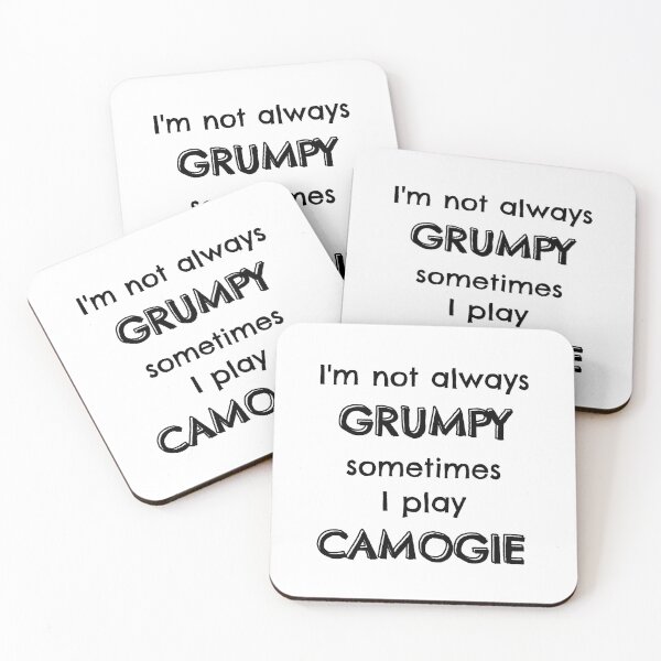 Item preview, I'm not always grumpy sometimes I play camogie designed and sold by TheGreenGoat.
