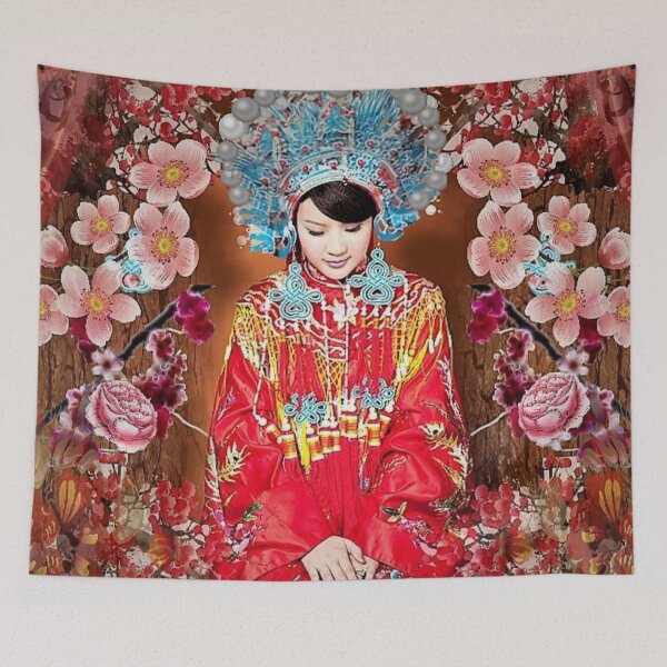 Item preview, crown empress bride pearl edit mysticladyart women of the world series 2021  designed and sold by mystic lady vintage art and fashion designs.