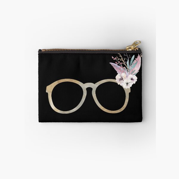 Item preview, Hipster Eyeglasses With Watercolor Floral Bouquet designed and sold by Primroaddesigns.