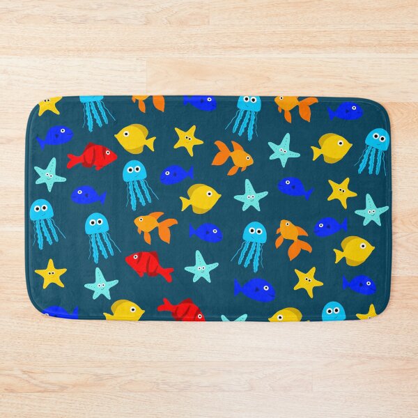 Item preview, Peces tropicales - Azul designed and sold by Kittys-Art.