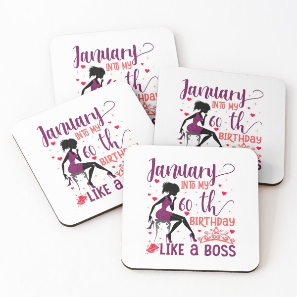 Item preview, January into my 60th birthday like a boss For Women & Man T-Shirt designed and sold by TshirtStoreBD24.