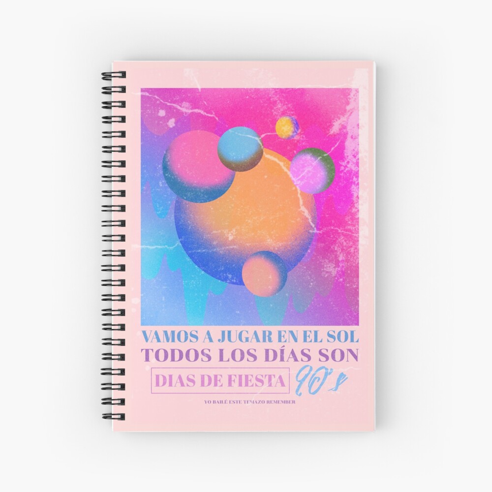 Vista previa del artículo con la obra «Cuaderno de espiral», diseñado y vendido por lagunasdeiris.
