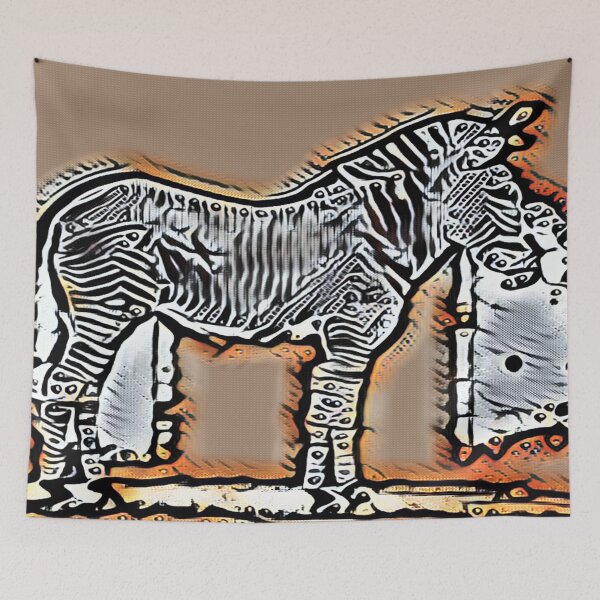 Item preview, Zebra In Tigertail designed and sold by Fearless-Fox.